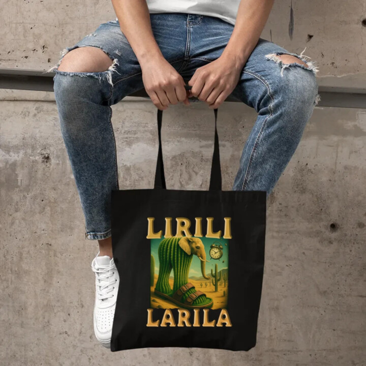 Lirili larila - Italian brainrot - taška s potlačou