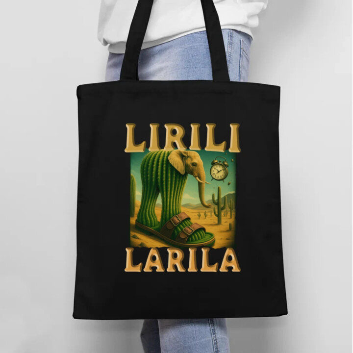 Lirili larila - Italian brainrot - taška s potlačou