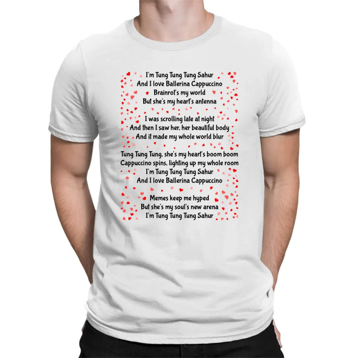  I'm Tung Tung Tung Sahur song - Italian Brainrot - pánske tričko s potlačou