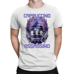 Cappuccino Assassino - Italian Brainrot - pánske tričko s potlačou