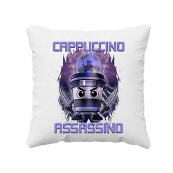 Cappuccino Assassino - Italian Brainrot - vankúš s potlačou
