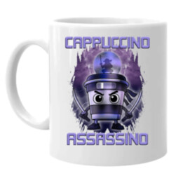 Cappuccino Assassino - Italian Brainrot - keramický hrnček s potlačou
