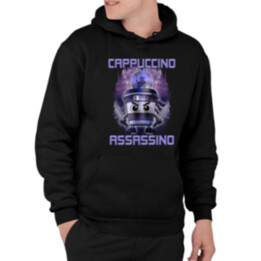 Cappuccino Assassino - Italian Brainrot  - pánska mikina s potlačou