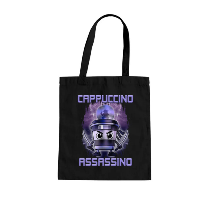 Cappuccino Assassino - Italian Brainrot - taška s potlačou