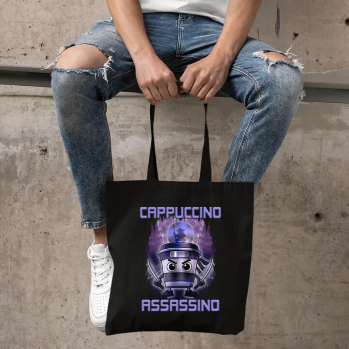 Cappuccino Assassino - Italian Brainrot - taška s potlačou