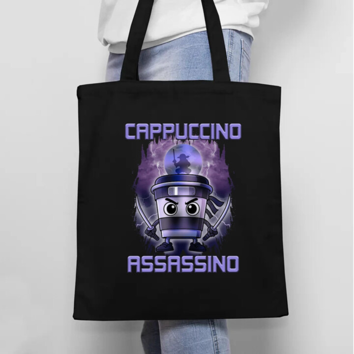 Cappuccino Assassino - Italian Brainrot - taška s potlačou