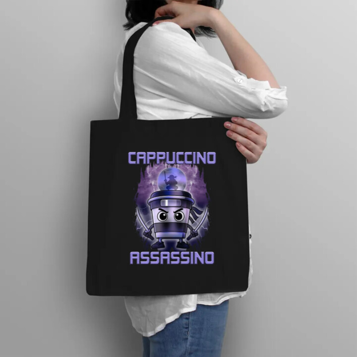 Cappuccino Assassino - Italian Brainrot - taška s potlačou
