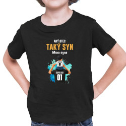 Aký otec, taký syn V3 - detské tričko s potlačou