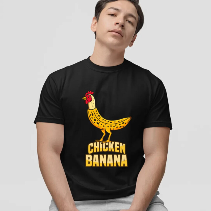 Chicken Banana - pánske tričko s potlačou