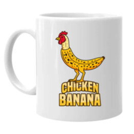 Chicken Banana - keramický hrnček s potlačou