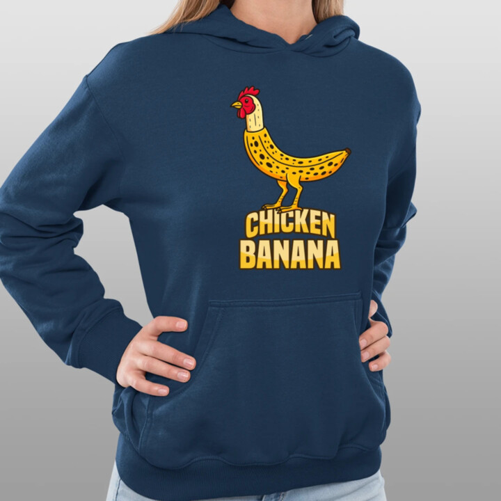 Chicken Banana  - dámska mikina s potlačou