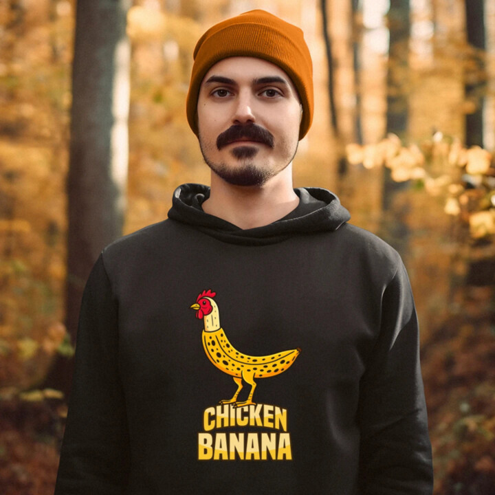 Chicken Banana  - pánska mikina s potlačou