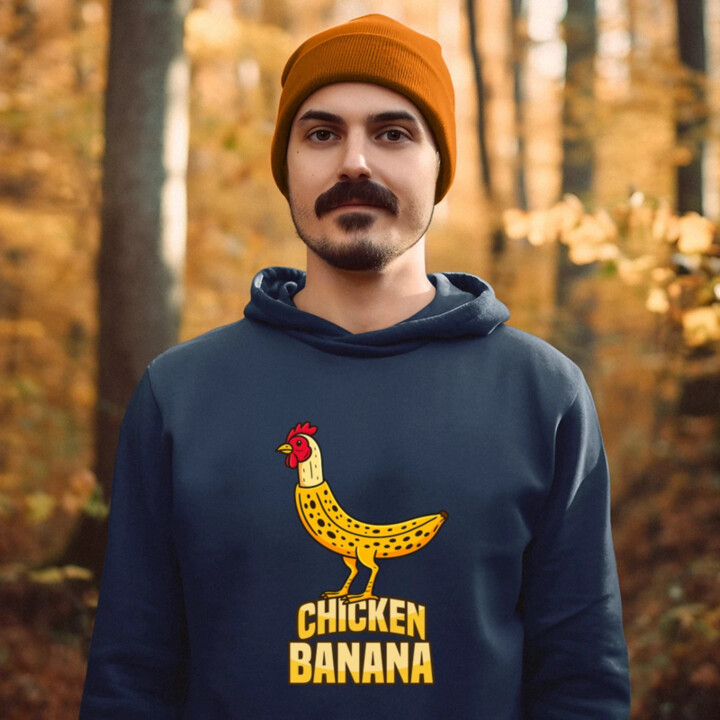 Chicken Banana  - pánska mikina s potlačou