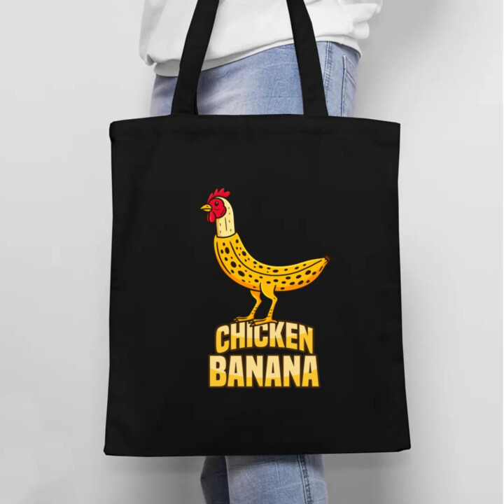 Chicken Banana - taška s potlačou