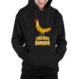 Chicken Banana - detská mikina s kapucňou