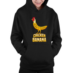 Chicken Banana - detská mikina s kapucňou