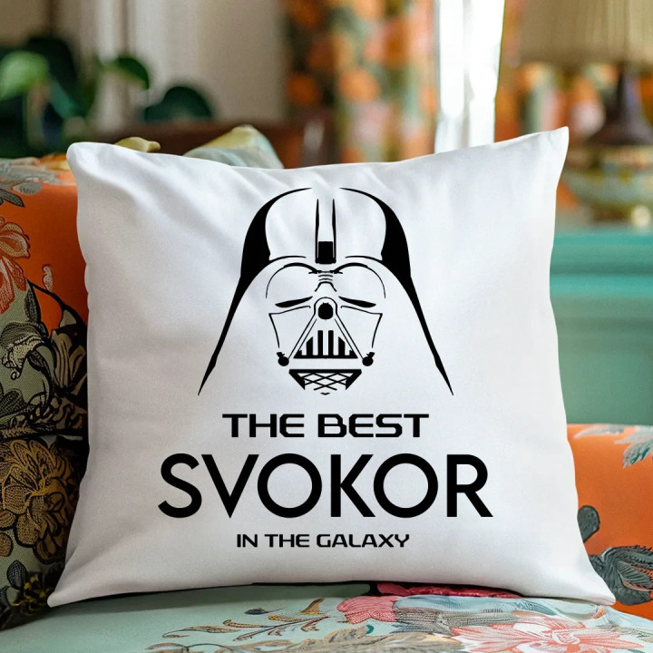 The best svokor in the galaxy - vankúš s potlačou