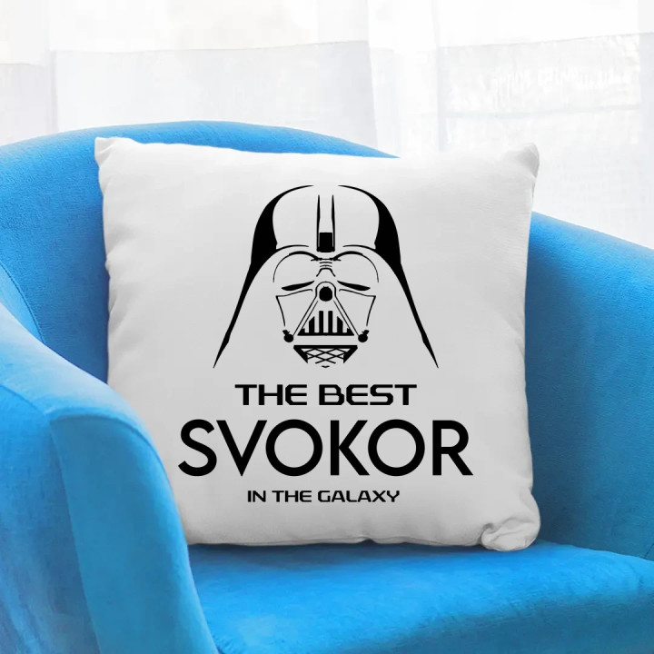The best svokor in the galaxy - vankúš s potlačou