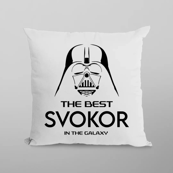 The best svokor in the galaxy - vankúš s potlačou