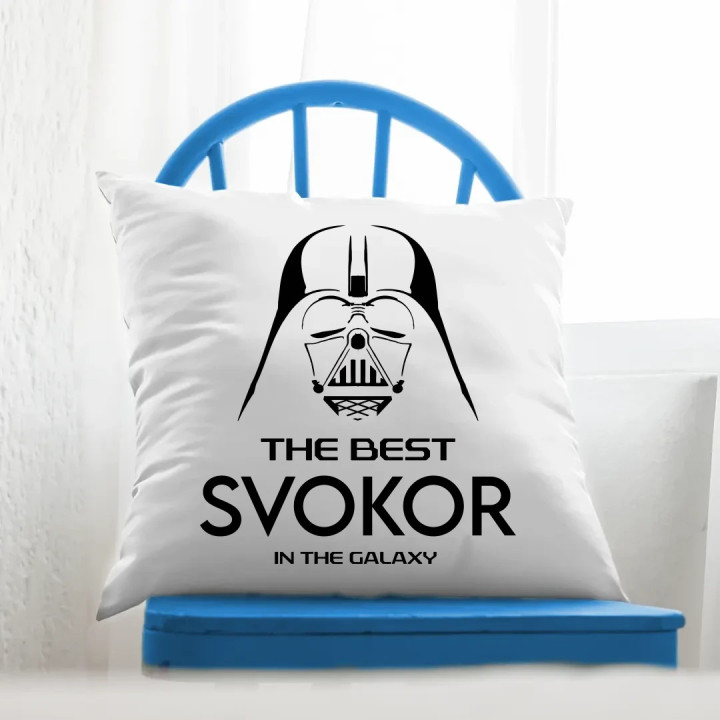 The best svokor in the galaxy - vankúš s potlačou