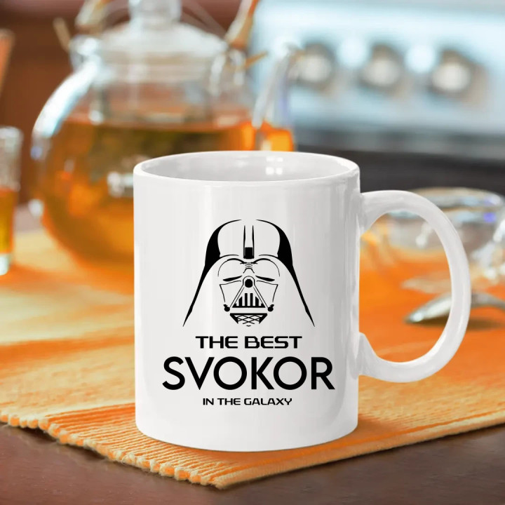 The best svokor in the galaxy - keramický hrnček s potlačou