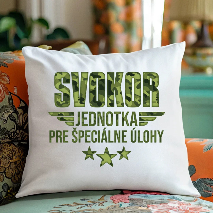 Svokor - jednotka pre špeciálne úlohy - vankúš s potlačou