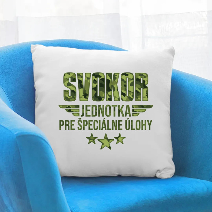 Svokor - jednotka pre špeciálne úlohy - vankúš s potlačou