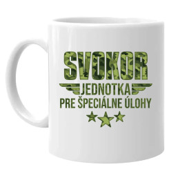 Svokor - jednotka pre špeciálne úlohy - keramický hrnček s potlačou