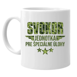 Svokor - jednotka pre špeciálne úlohy - keramický hrnček s potlačou