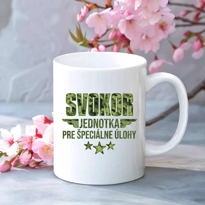 Svokor - jednotka pre špeciálne úlohy - keramický hrnček s potlačou