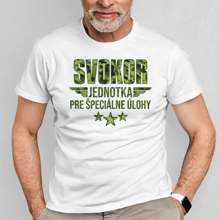 Svokor - jednotka pre špeciálne úlohy - pánske tričko s potlačou