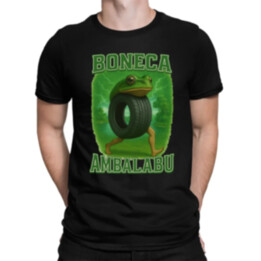 Boneca ambalabu - Italian brainrot - pánske tričko s potlačou
