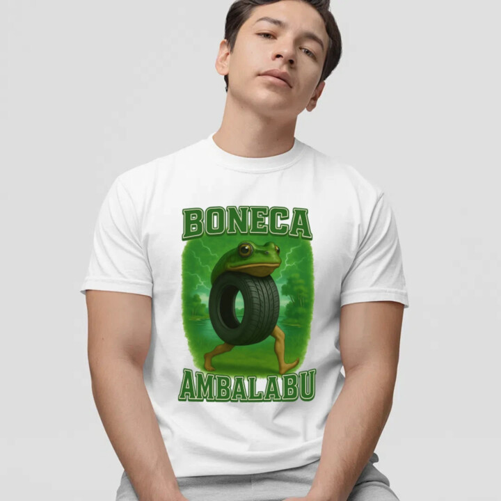 Boneca ambalabu - Italian brainrot - pánske tričko s potlačou