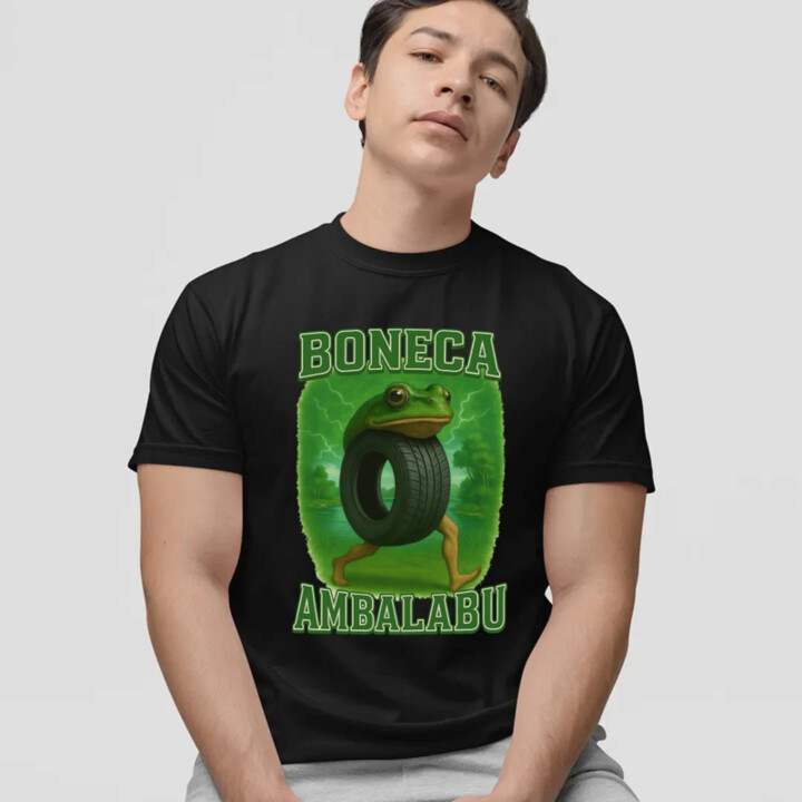 Boneca ambalabu - Italian brainrot - pánske tričko s potlačou