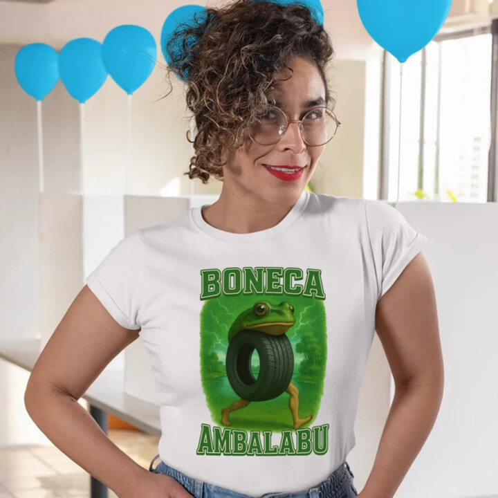 Boneca ambalabu - Italian brainrot - dámske tričko s potlačou