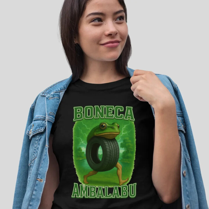 Boneca ambalabu - Italian brainrot - dámske tričko s potlačou
