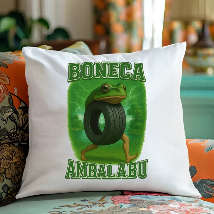 Boneca ambalabu - Italian brainrot - vankúš s potlačou