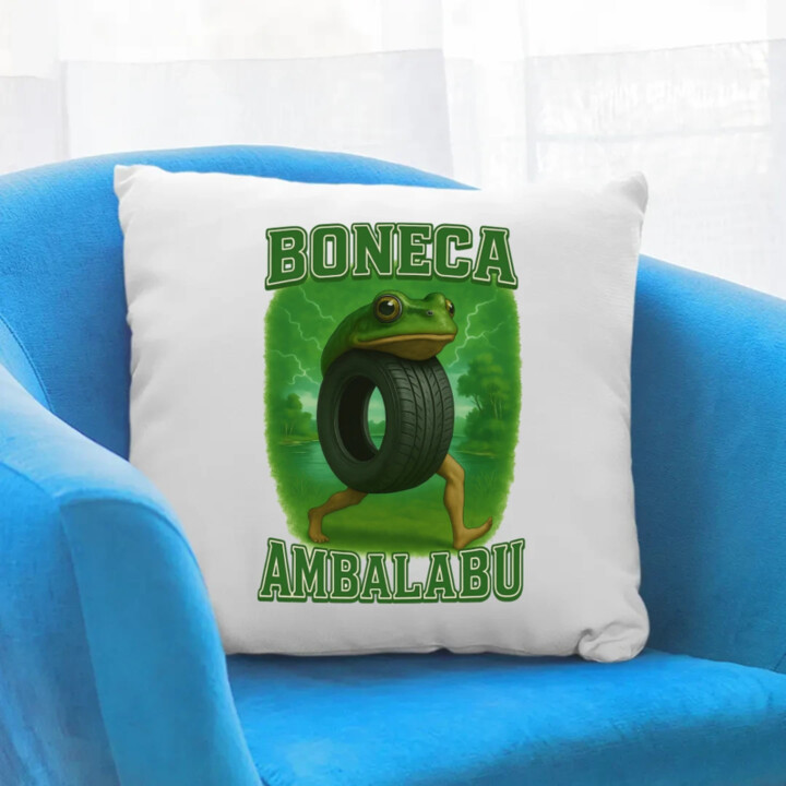 Boneca ambalabu - Italian brainrot - vankúš s potlačou