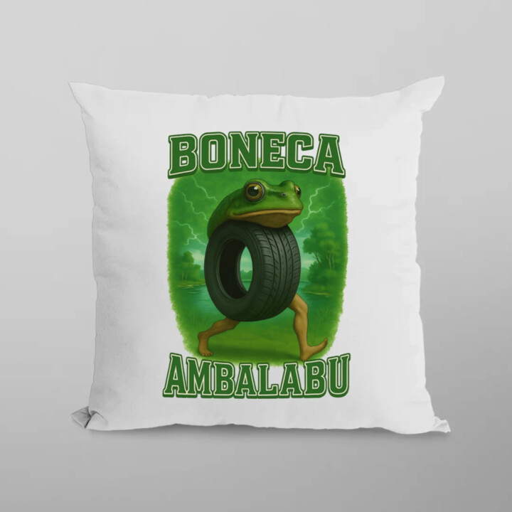 Boneca ambalabu - Italian brainrot - vankúš s potlačou