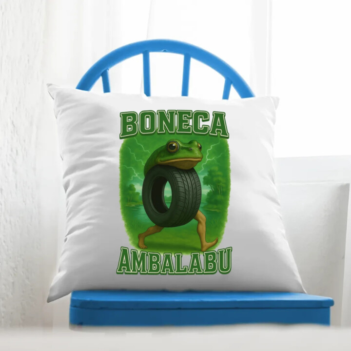 Boneca ambalabu - Italian brainrot - vankúš s potlačou