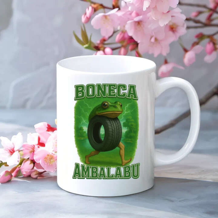 Boneca ambalabu - Italian brainrot - keramický hrnček s potlačou