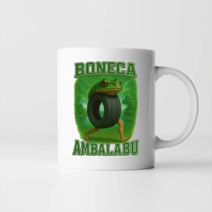 Boneca ambalabu - Italian brainrot - keramický hrnček s potlačou