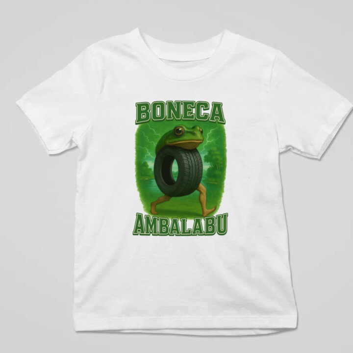Boneca ambalabu - Italian brainrot - detské tričko s potlačou