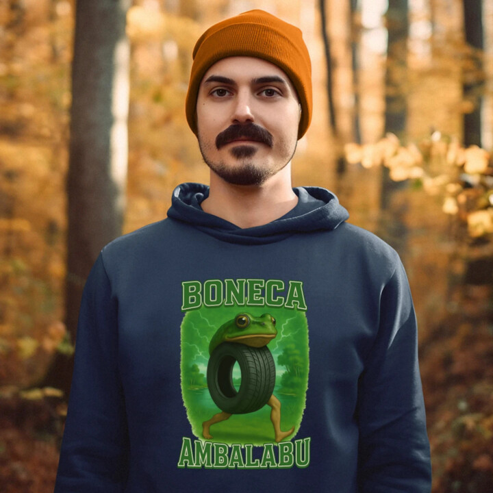 Boneca ambalabu - Italian brainrot  - pánska mikina s potlačou