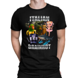 Italian Brainrot v2 - pánske tričko s potlačou