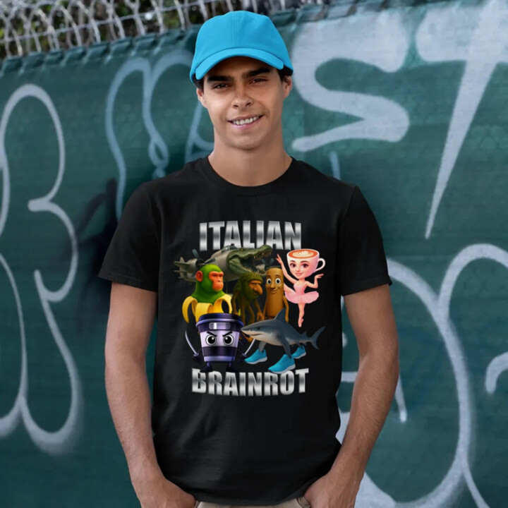 Italian Brainrot v2 - pánske tričko s potlačou