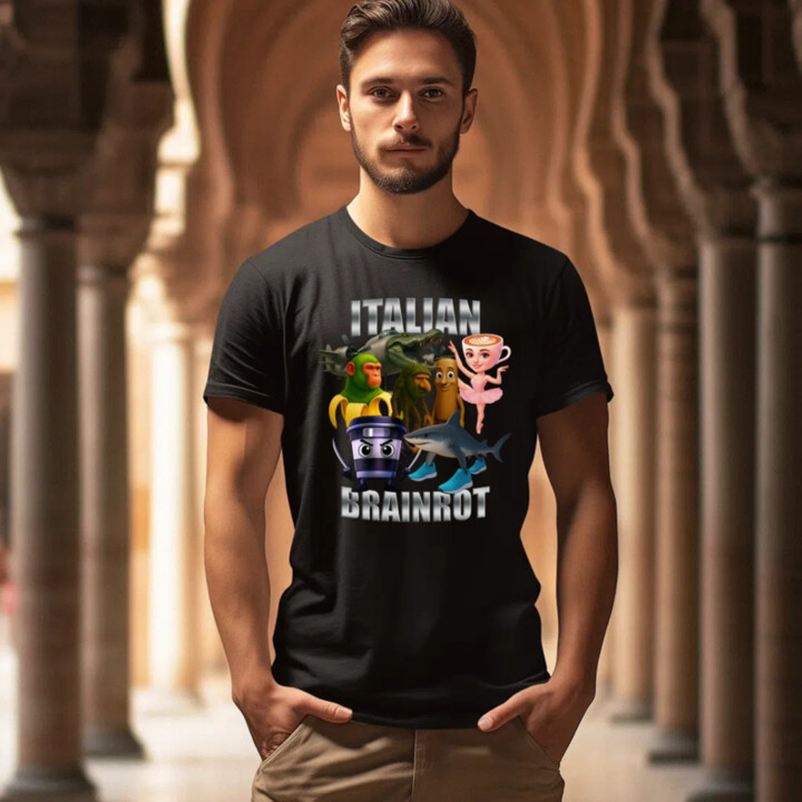 Italian Brainrot v2 - pánske tričko s potlačou