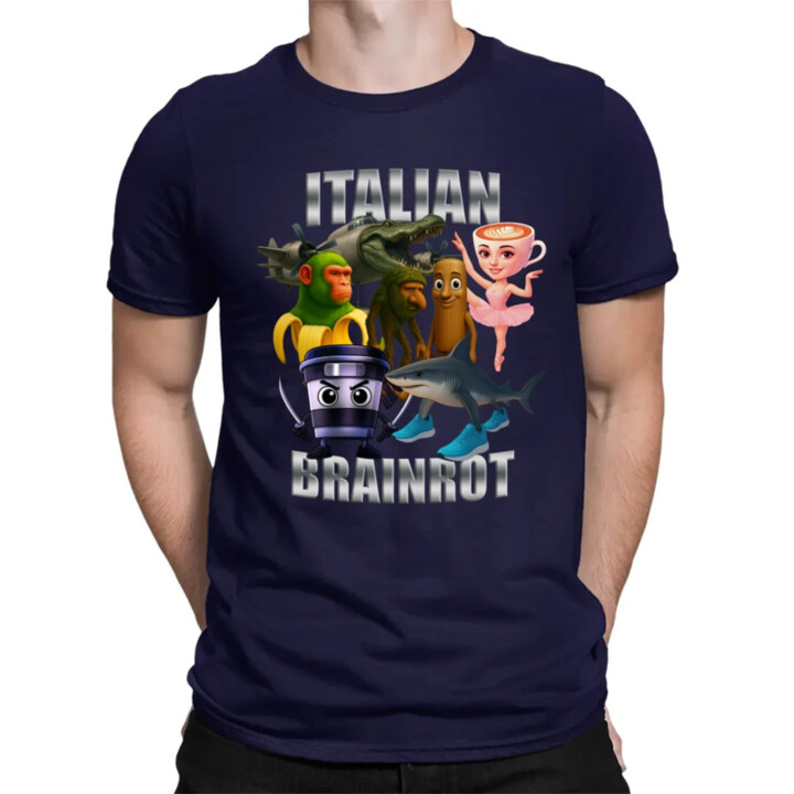 Italian Brainrot v2 - pánske tričko s potlačou