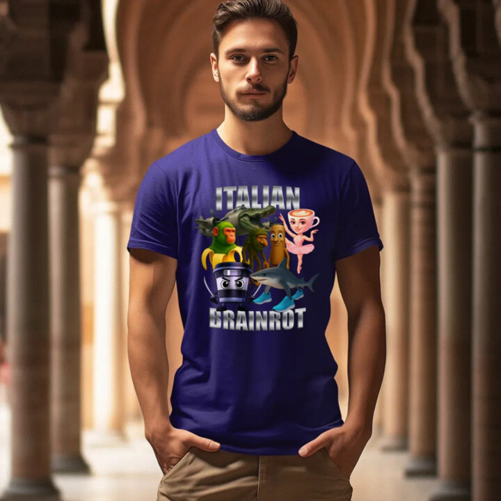 Italian Brainrot v2 - pánske tričko s potlačou