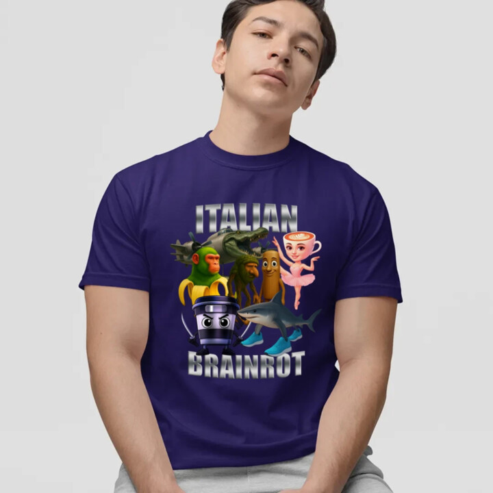 Italian Brainrot v2 - pánske tričko s potlačou